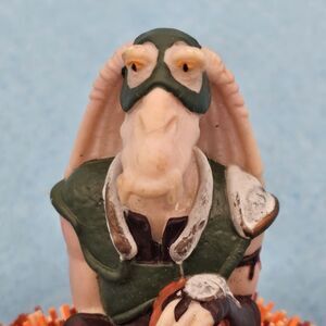 Vintage Jar Jar and Koosh  Figurine Kaadu 1999 Star Wars Phantom Menace